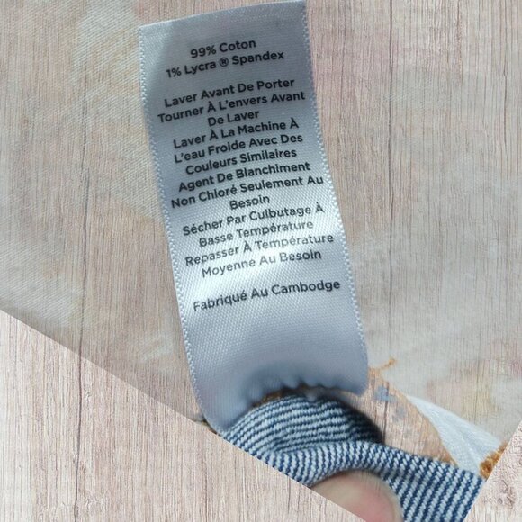 Talbots Womens Everyday Relaxed Capri Jeans 6P Mid-Rise Blue Denim - Picture 7 of 10